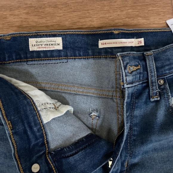 Lot of 2 denim jeans ! Levi size 26. NOBO size 7 great condition ! - Picture 3 of 8